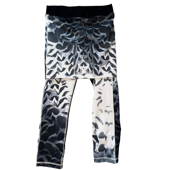 Lululemon Wunder Under Pant Dance Pretty Plume Angel Wing Black Size 6 Womens - Picture 1 of 4